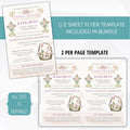 church egg hunt flyer invitation